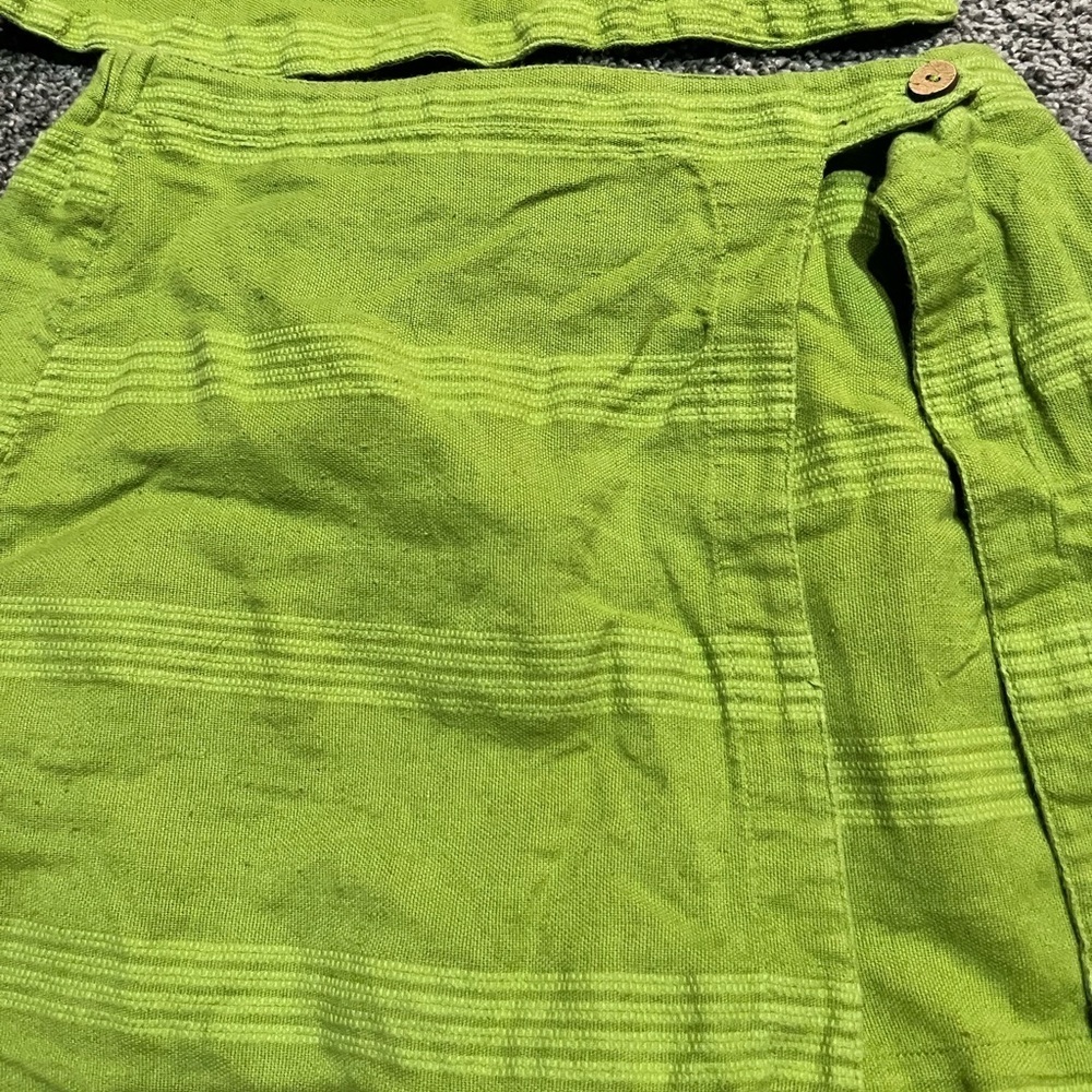 Free People Ain't Nothin' Like It Skort Endless Summer 2 pc set Wrap Textured XS - Picture 5 of 6